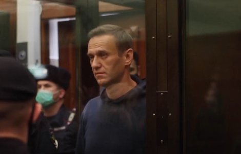 Aleksei Navalnîi, recunoscut vinovat de escrocherie, riscă încă 13 ani de închisoare