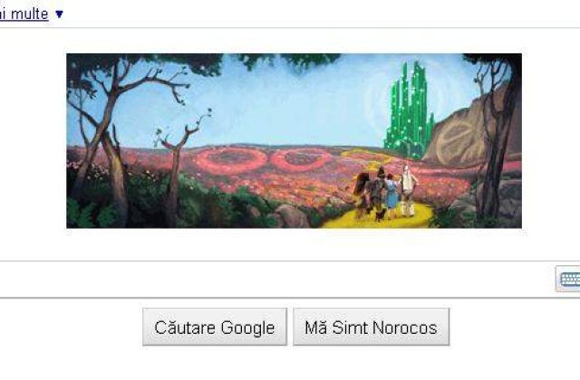 Google il sarbatoreste pe Vrajitorul din Oz