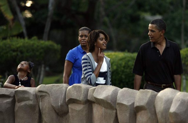 Familia Obama, in vacanta la Martha's Vineyard