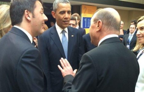  Foto  Basescu, dialog informal cu Barack Obama si cu Serghei Lavrov