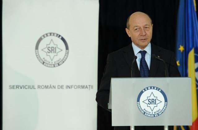 Basescu: Niciodata nu voi utiliza informatiile primite de la SRI in batalia politica
