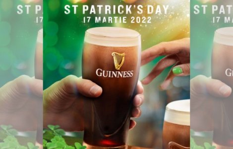 St. Patrick s Day 2022 a venit! Hai să savurăm împreună un pint de Guinness
