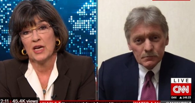 Dmitri Peskov a explicat la CNN de ce zboară rachetele prin Ucraina: „Putin e supărat pe oamenii din Ucraina care vor în NATO”