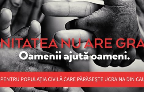 Campania „Donează pentru poporul ucrainean”, desfășurată prin aplicația SPOT