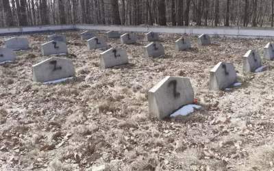 Mormintele soldaților...