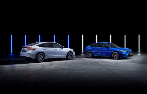Noua generație Honda Civic e:HEV: interior nou și motor hibrid de 183 de cai