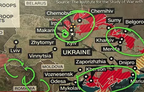 Rusia: Forțele moscovite au preluat „controlul total” la Izium, în estul Ucrainei
