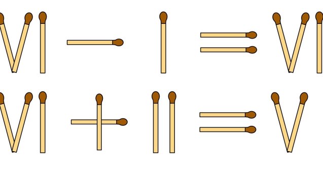  Top  Test de logică! Rezolvă problema cu chibriturile în timp record
