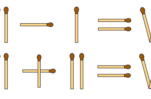 Test de logică! Rezolvă problema cu chibriturile în timp record