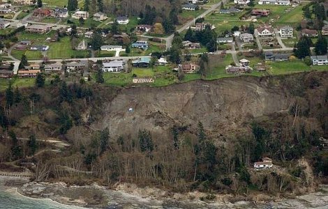 Alunecari de teren din statul Washington: 90 de persoane, disparute