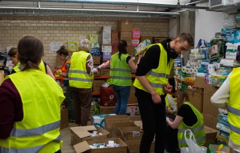 Ajutor umanitar din partea Franței pentru hub-ul cu refugiați de la Suceava