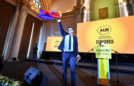 George Simion a fost ales președinte al partidului AUR