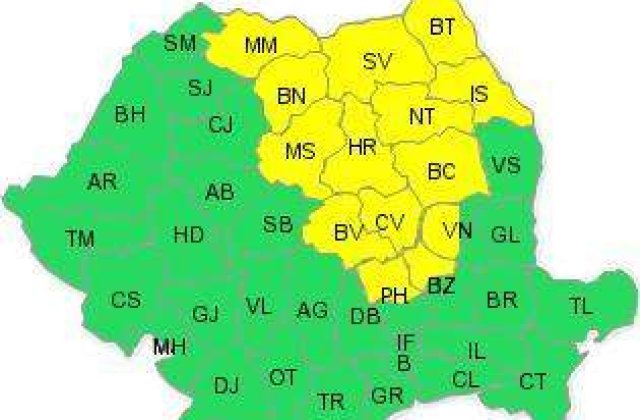 Dupa canicula vin furtunile si vijeliile