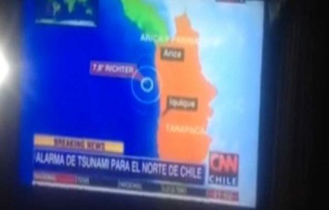Alerte de tsunami in Chile, Ecuador si Peru