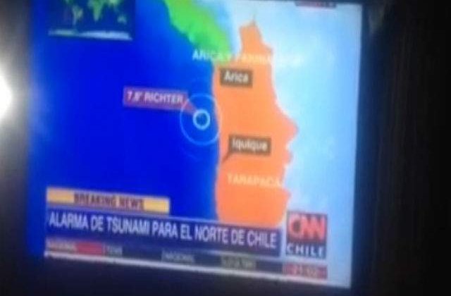 Alerte de tsunami in Chile, Ecuador si Peru, in urma unui cutremur de 8,2