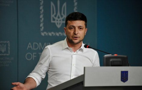 Volodimir Zelenski, discuție prin telefon cu Emmanuel Macron. Care au fost cerințele președintelui Ucrainei