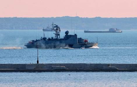 Forţele navale ruse continuă blocada coastei ucrainene a Mării Negre