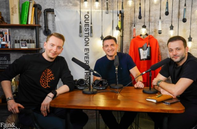 Mihai Morar lansează un nou capitol special de podcast „Fain & Simplu", împreună cu George Buhnici și Paul Olteanu