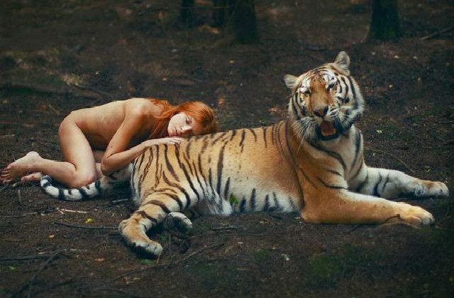 [FOTO] Portrete reale exceptionale cu animale salbatice si fete diafane