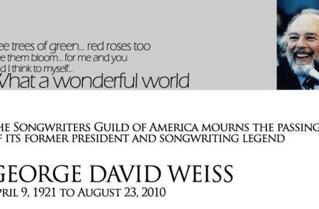 A murit compozitorul piesei "What A Wonderful World"