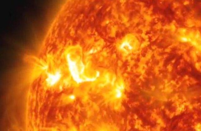 [VIDEO] Imagini incredibile difuzate de NASA cu o noua explozie solara