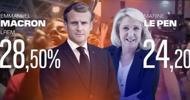 Emmanuel Macron și Marine Le Pen s-au calificat în turul al doilea al alegerilor prezidenţiale din Franţa