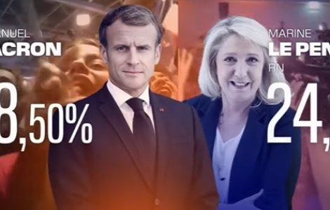 Emmanuel Macron și Marine Le Pen s-au calificat în turul al doilea al alegerilor prezidenţiale din Franţa