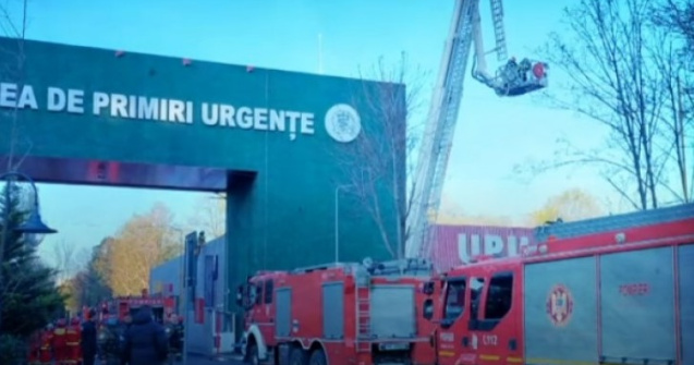 Incendiu la Spitalul Bagdasar-Arseni din București
