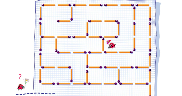  Top  Joc de logică! Scoate două chibrituri pentru a elibera calea buburuzei