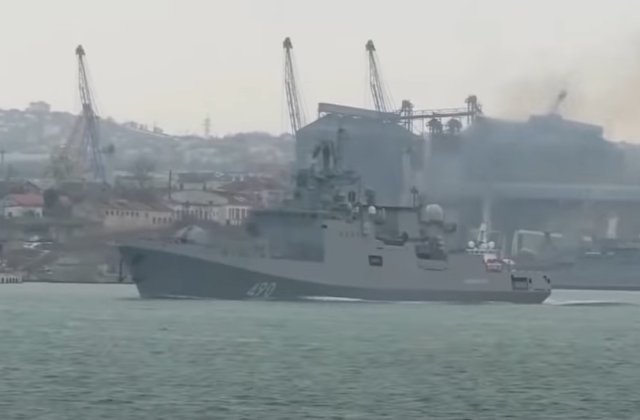 Rusia: O explozie a avariat grav o navă importantă din flota Mării Negre 