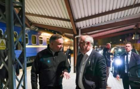 Președintele polonez Andrzej Duda, la Kiev: „Este cruzime, banditism, terorism, nu război”