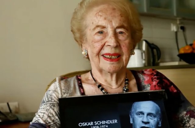 Secretara lui Schindler a murit la 107 ani. Femeia a salvat sute de evrei de execuțiile naziste 