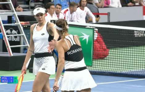 Polonia - România 4-0, în Billie Jean King Cup. Buzărnescu și Mitu au fost învinse la dublu