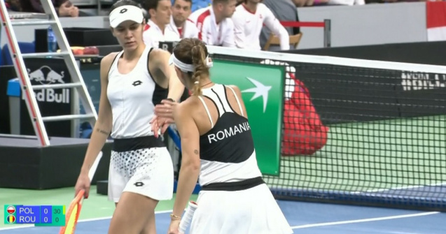Polonia - România 4-0, în Billie Jean King Cup. Buzărnescu și Mitu au fost învinse la dublu