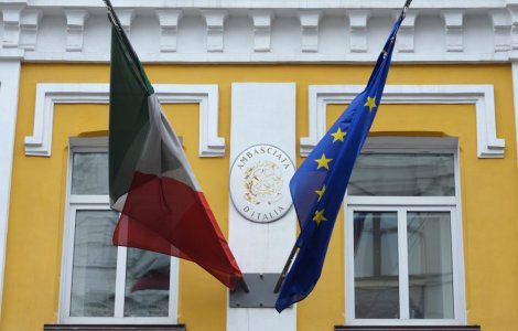 Ambasada Italiei din Ucraina și-a mutat din nou sediul la Kiev
