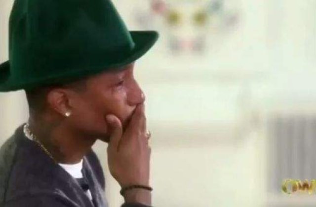 [VIDEO] Pharrell Williams a plans in hohote intr-o emisiune TV