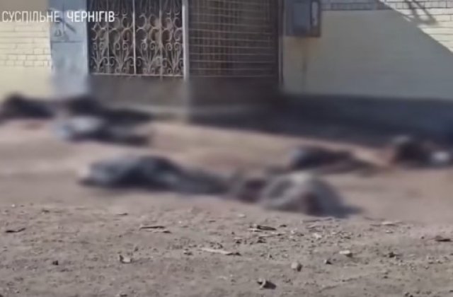 Alți nouă civili au fost găsiți morți la Borodianka, lângă Kiev. Pe trupurile unora sunt „semne de tortură” 