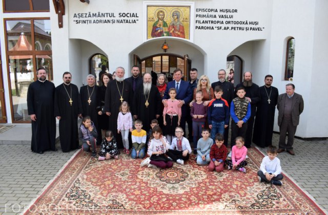 Primul așezământ social inaugurat de Episcopia Hușilor în municipiul reședință 