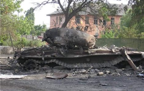 Rusia AMENINTA Ucraina cu un razboi ca in Georgia!