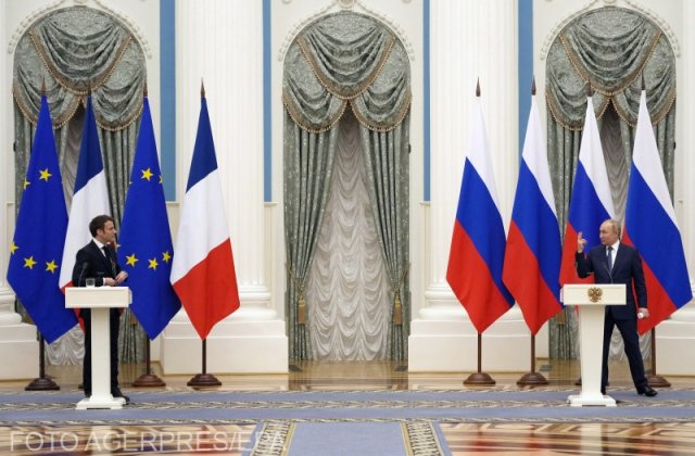 Palatul Elysee: Prima convorbire între Macron și Putin de la sfârșitul lunii martie 