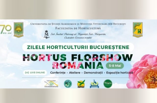 Zilele Horticulturii Bucureștene Hortus Florshow România 5-8 mai 