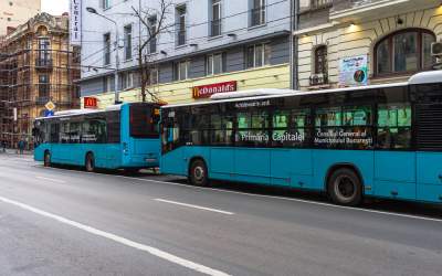 Angajații STB protestează...
