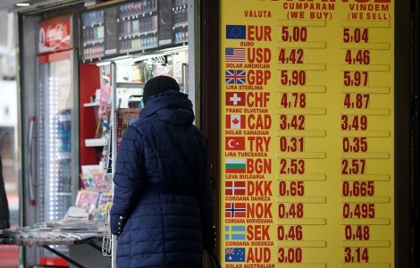 Curs valutar BNR - 5 mai 2022. Leul românesc s-a depreciat