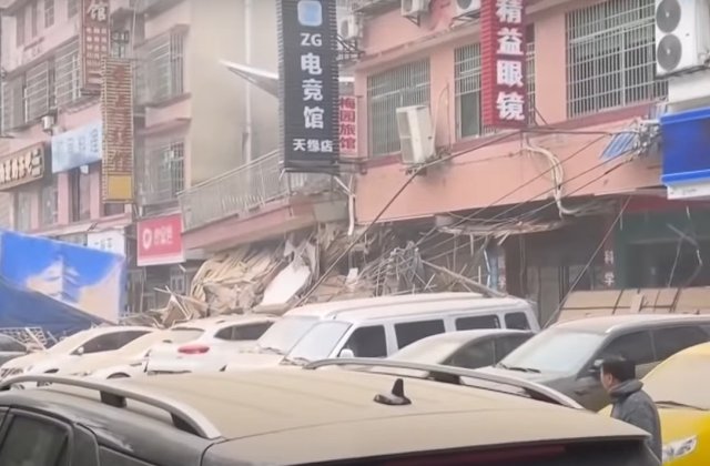 VIDEO O femeie a supraviețuit după ce a stat 6 zile sub dărâmăturile unei clădiri, în China