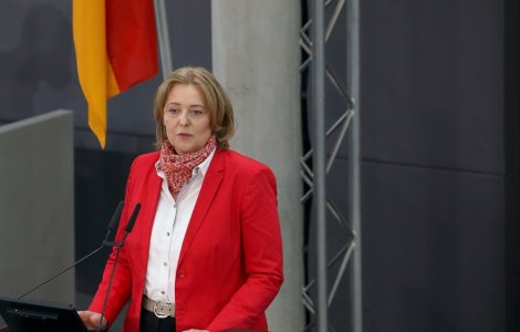 Șefa Parlamentului german se află într-o vizită la Kiev