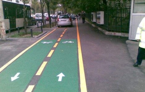 Primaria va construi 97,7 kilometri de piste pentru biciclete