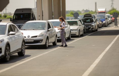 Aglomerație la vama din Giurgiu din cauza unui protest al șoferilor din Ruse