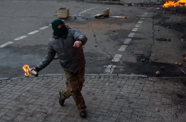 O clădire din Tiraspol a fost asaltată cu cocktailuri Molotov