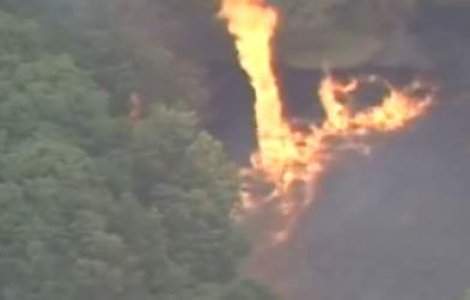  Video  Cum arata o tornada de foc