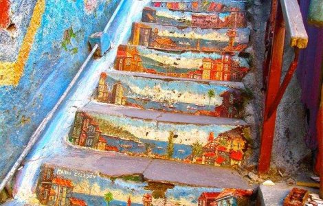  Top  Arta stradala la un alt nivel: Cele mai frumoase trepte din lume